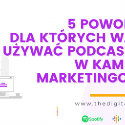 5 powodów, dla których warto używać podcastów w kampanii marketingowej.